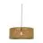 Good&Mojo Hanglamp Iguazu Textiel Bruin L | Geschikt voor 1x E27 